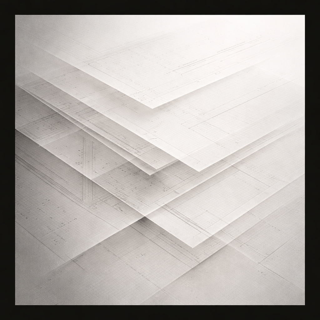 Layered decision papers representing source-grounded preparation